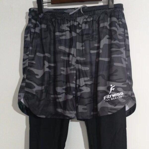 Fitness Shorts with long tight fir sports - Image 2