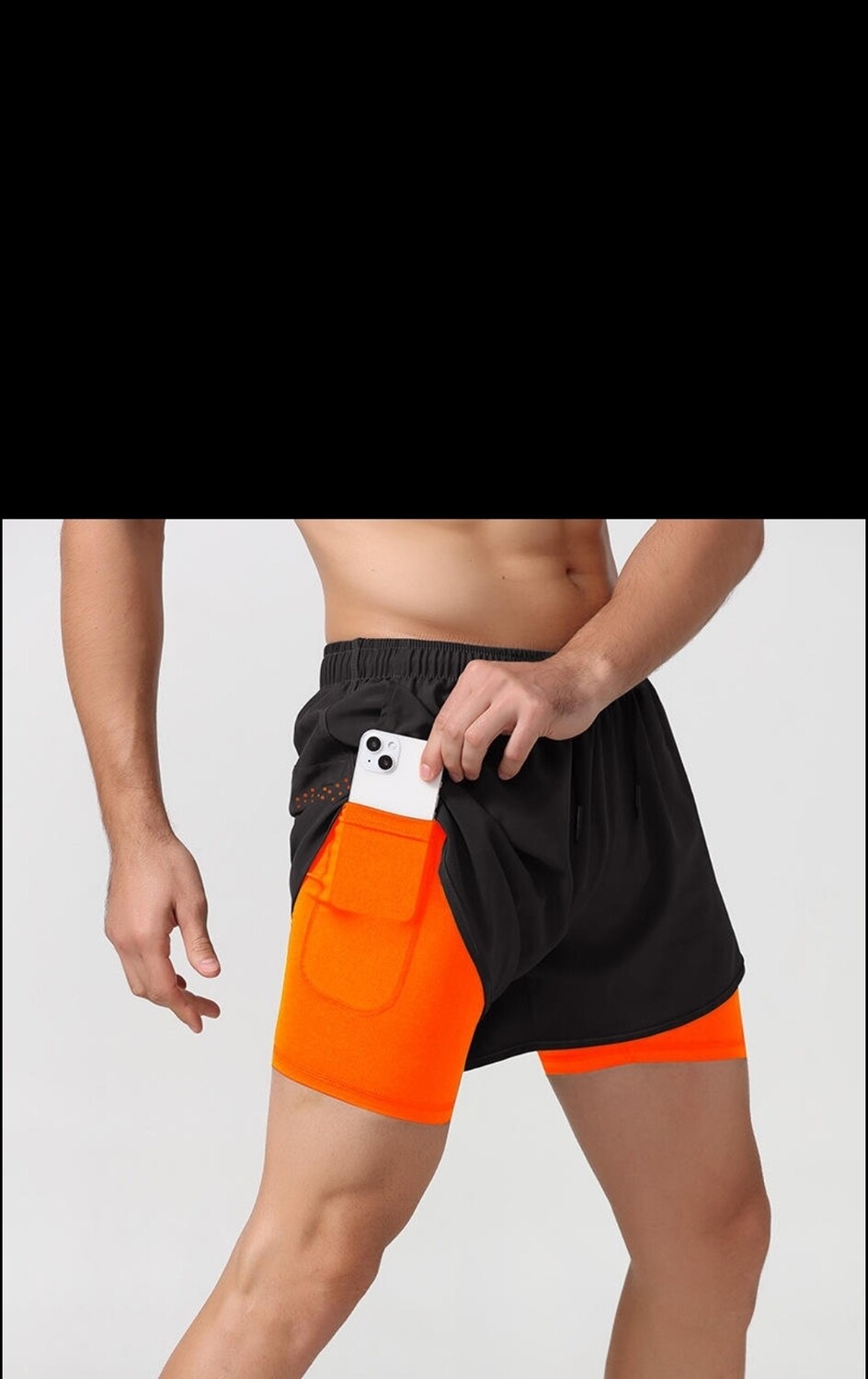 Fitness Shorts with short tight for sport - Image 4