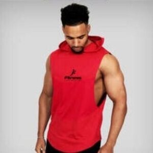Men's Hoodie Short Sleeve for workout