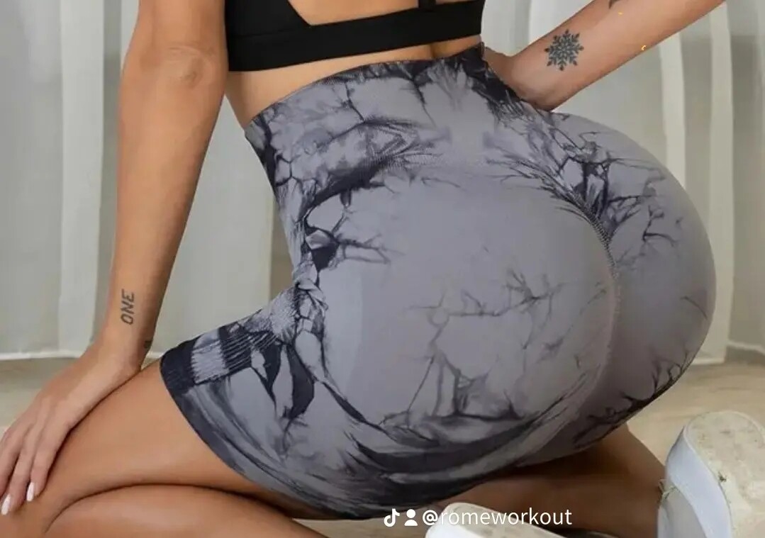 2023 Women's Tie Dye Shorts - Image 2